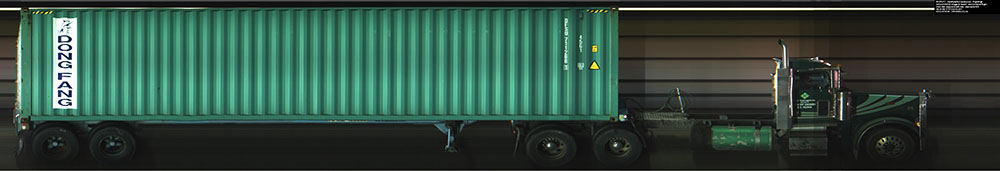 Line scan of truck right side