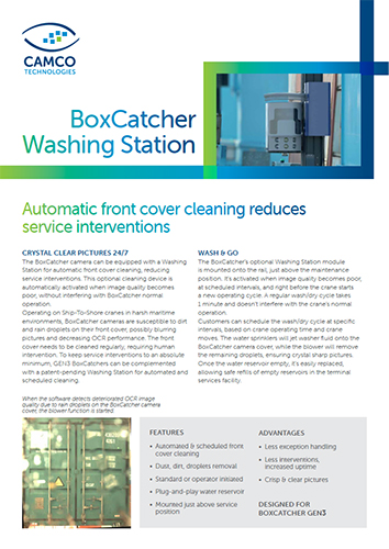 cover of washing station brochure